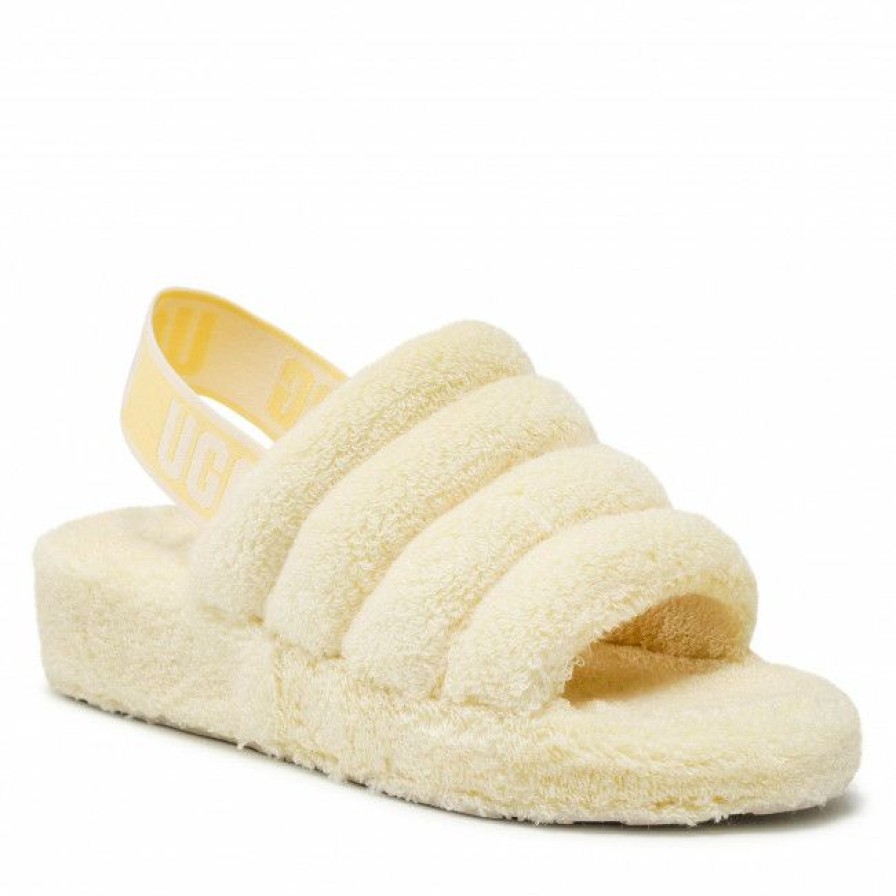 Men'S Shoes * | Slippers Ugg W Fluff Yeah Terry 1127116 Bpdd Yellow