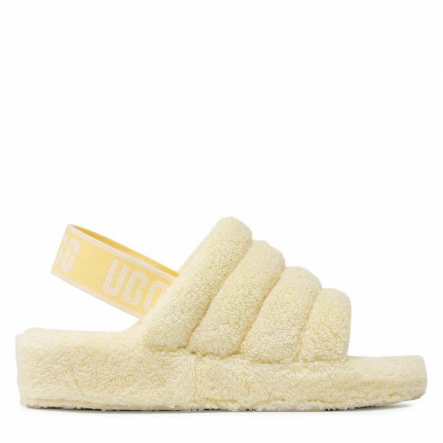 Men'S Shoes * | Slippers Ugg W Fluff Yeah Terry 1127116 Bpdd Yellow