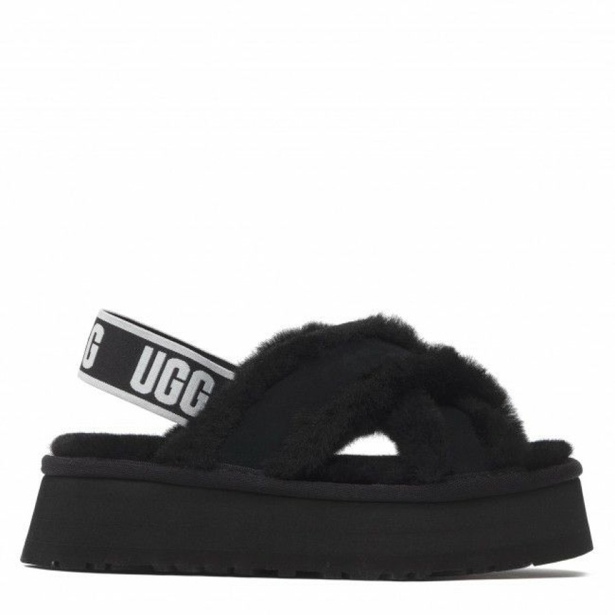 Men'S Shoes * | Slippers Ugg W Disco Cross Slide 1121550 Blk Black